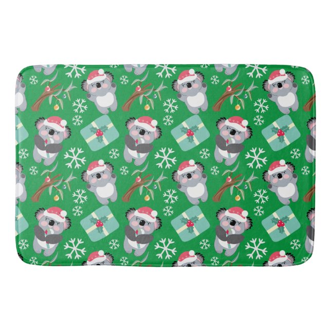 Tapis De Bain Noël à Cute Koala (Devant)
