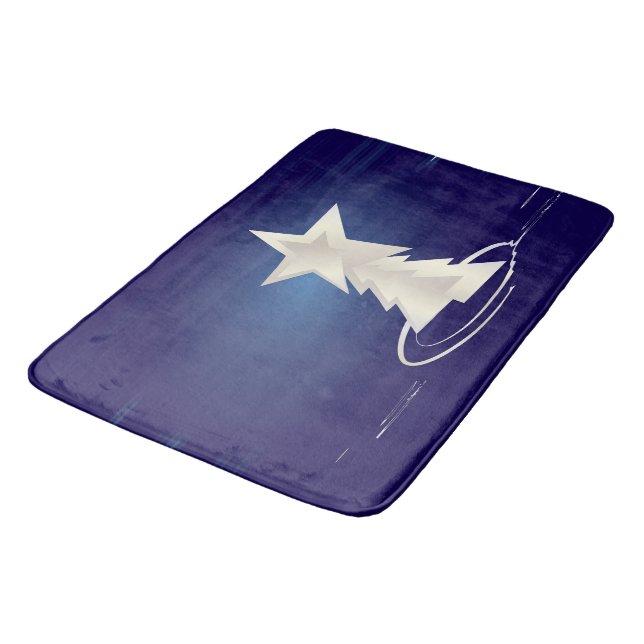 Tapis De Bain Noël blanc (Angle)