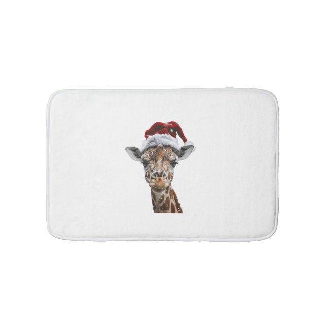 Tapis De Bain Noël de la girafe (Devant)