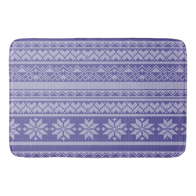 Tapis De Bain Noël Laine Knit Chandail Noël (Devant)