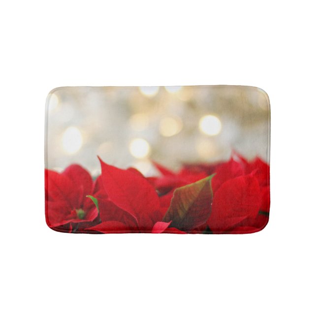 Tapis De Bain Noël Poinsettia (Devant)