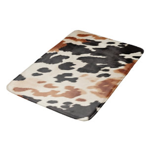 Tapis De Bain Noir Crème Brown