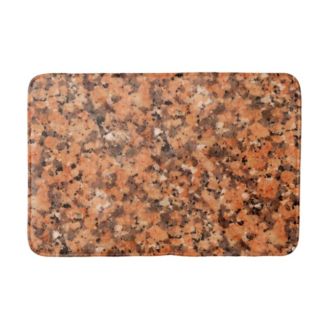Tapis De Bain Noir orange repéré de motif animé de texture de (Devant)