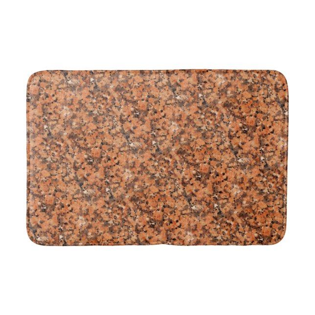 Tapis De Bain Noir orange repéré de motif animé de texture de (Devant)