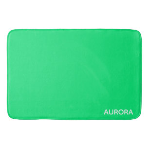 Tapis De Bain nom de couleur vert aurora