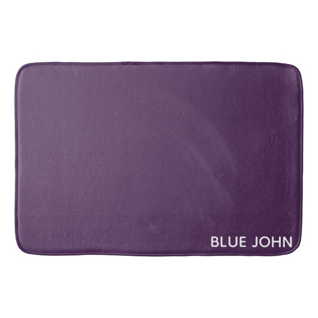 Tapis De Bain Nom de la couleur violette de Blue John (Devant)