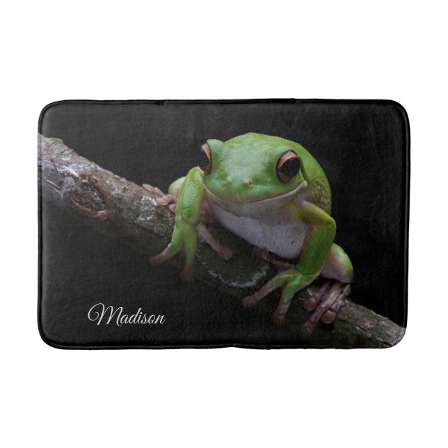 Tapis De Bain Nom personnalisé Grenouille Bain Mat (Devant)