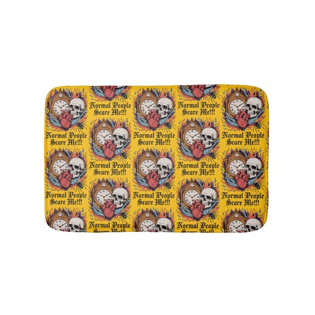 Tapis De Bain Normal People Scare Me (Devant)