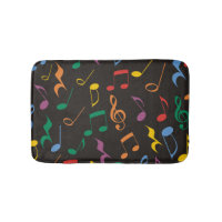 Notes de musique colorée