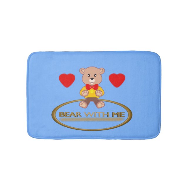 Tapis De Bain Nounours en peluche  (Devant)