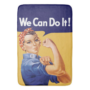 Tapis De Bain Nous pouvons le faire ! Rosie la riveteuse