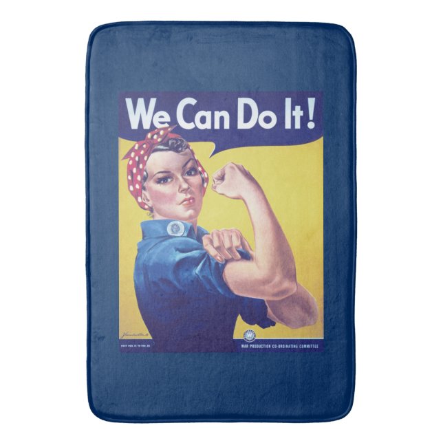 Tapis De Bain Nous pouvons le faire Rosie le Riveter États-Unis (devant Vertical)