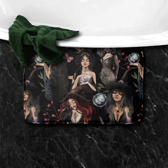 Tapis De Bain Nous sommes les filles des sorcières que vous ne p (Créateur téléchargé)