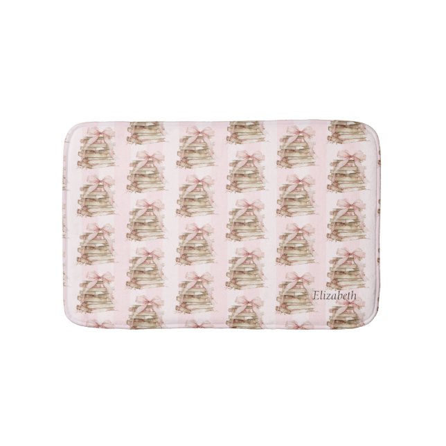 Tapis De Bain Nouveau chapitre rubans roses (Devant)