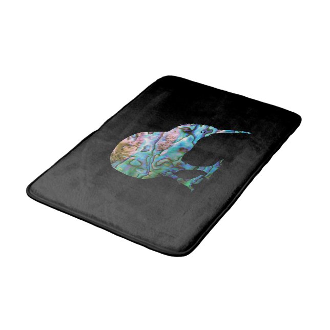 TAPIS DE BAIN NOUVELLE ZÉLANDE KIWI PAUA BATH MAT (Angle)