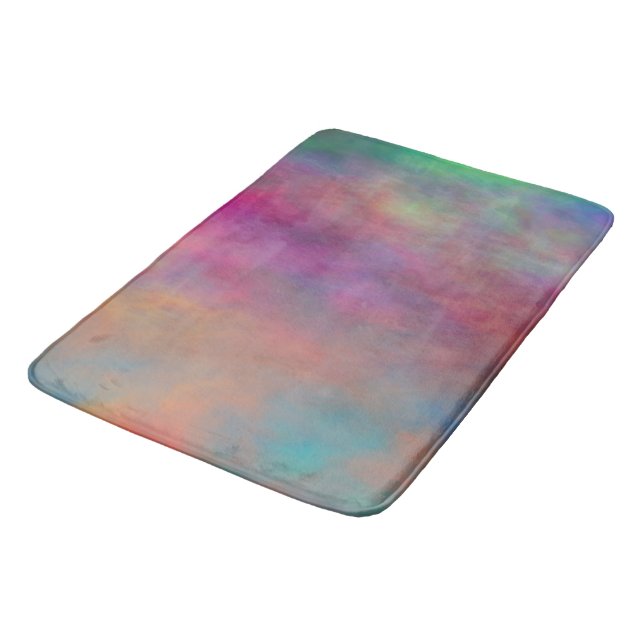 Tapis De Bain Nuages arc-en-ciel (Angle)