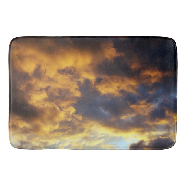Tapis De Bain Nuages couchés de soleil (Devant)