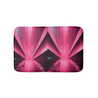 Tapis De Bain Nuages de bonbons en coton : Mat à bain rose" "Fle