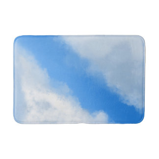 Tapis De Bain Nuages - Mat Bleu
