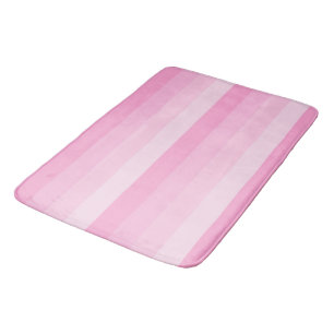 Tapis De Bain Nuances de rayures roses