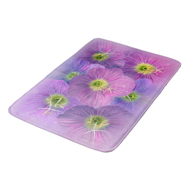 Tapis De Bain Nuances de violet (Angle)