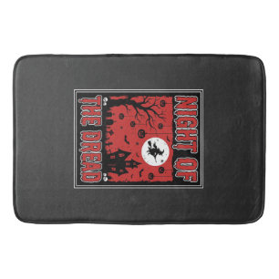 Tapis De Bain Nuit d'Halloween de la maison hantée effrayante