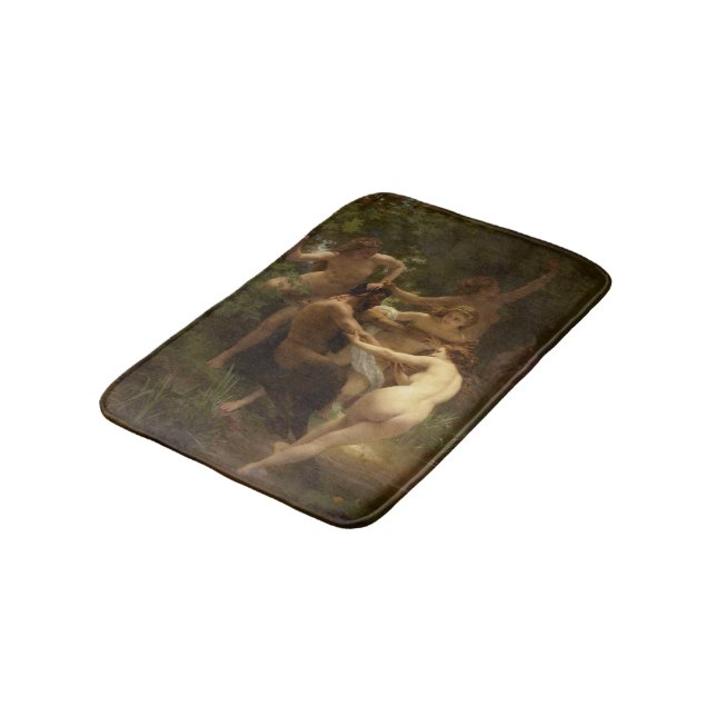 Tapis De Bain Nymphes et Satyr par William-Adolphe Bouguereau (Angle)