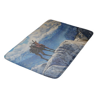 Tapis De Bain Oberhalsi, la chèvre à la montagne