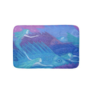 Tapis De Bain Ocean Nomads, Imaginaire marin Mermaids & Poissons