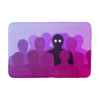Tapis De Bain Oddity Surreal Pink esthétique Weirdo