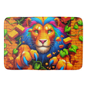 Tapis De Bain OEuvre de Lion