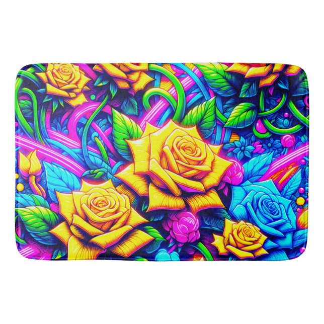 Tapis De Bain Oeuvre rose (Devant)