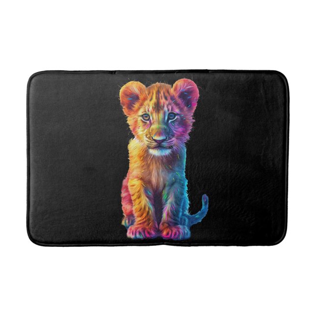 Tapis De Bain Oh Bébé Gros Chat Petit (Devant)