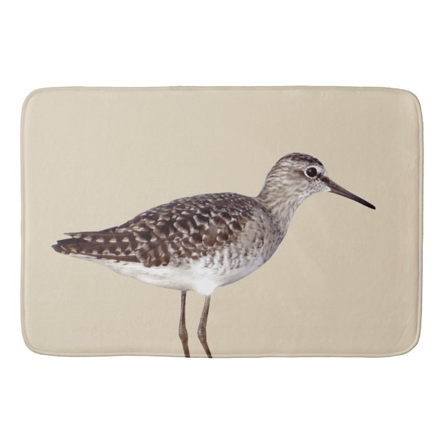 Tapis De Bain Oiseau de bécasseau de plage (Devant)