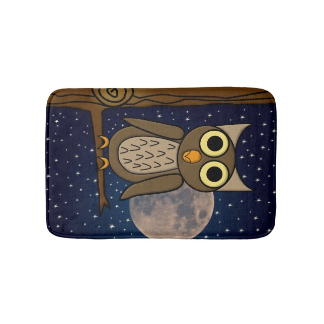 Tapis De Bain Oiseau de nuit (Devant)