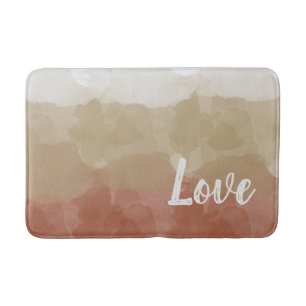 Tapis De Bain Ombre Brown et Tan Love Graceful Gradient