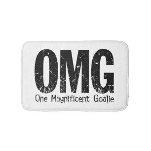 Tapis De Bain OMG : Un gardien de but magnifique (hockey)