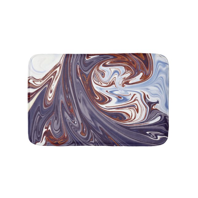 Tapis De Bain Ondes Monster | Meilleure peinture abstraite (Devant)