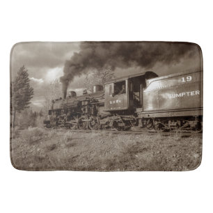 Tapis De Bain Options d'image du train 25A-E de vapeur