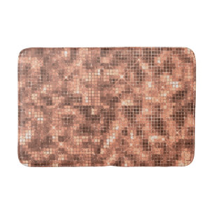 Tapis De Bain Or champagne doré luxe scintillant féminin