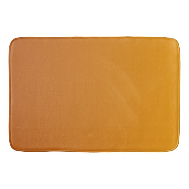 Tapis De Bain Orange doré Orange brûlé Brun doré (Devant)