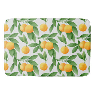 Tapis De Bain Oranges ou mandarines motif