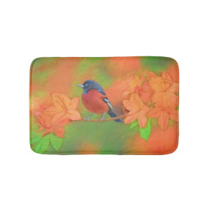Tapis De Bain Orchard Oriole Songbird Peinture Oiseau original