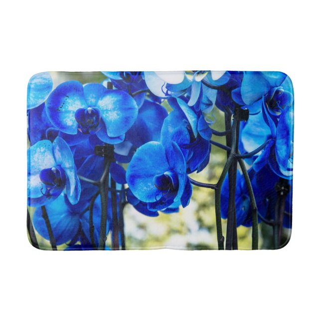 Tapis De Bain Orchidées bleues (Devant)
