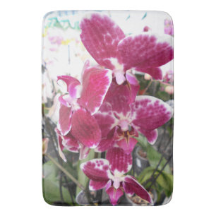 Tapis De Bain Orchidées violettes