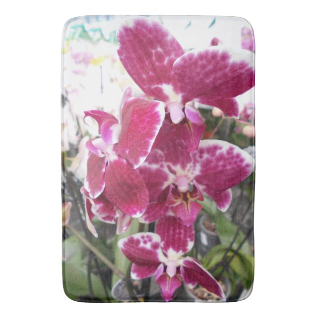 Tapis De Bain Orchidées violettes (devant Vertical)