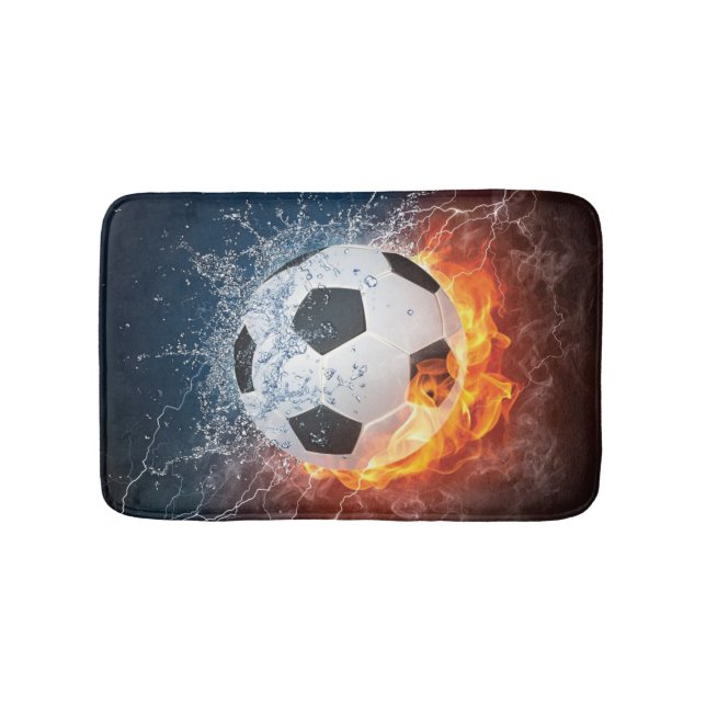 Tapis De Bain Oreiller de lancer de ballon de football/soccer en (Devant)