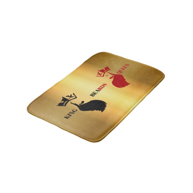 Tapis De Bain Oreilles King&Queen sur or (Angle)