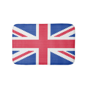 Tapis De Bain Original cross-stitch design Union Jack