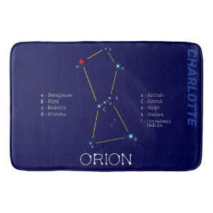 Tapis De Bain Orion de constellation de l'hémisphère nord